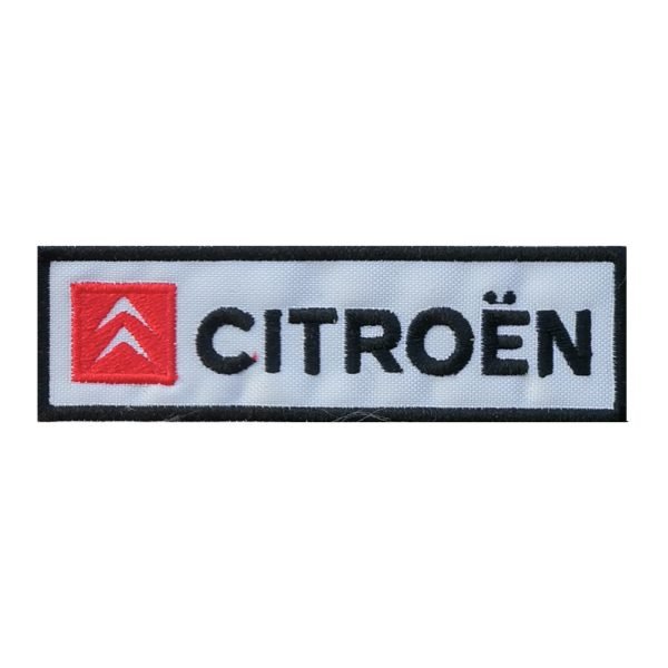 Parche bordado Citroën 10 x 3 cm. [MA-185]