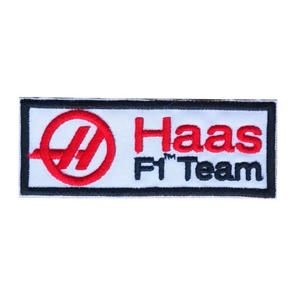 Parche bordado Haas F1 Team 9 x 3,5 cm. [MA-145]