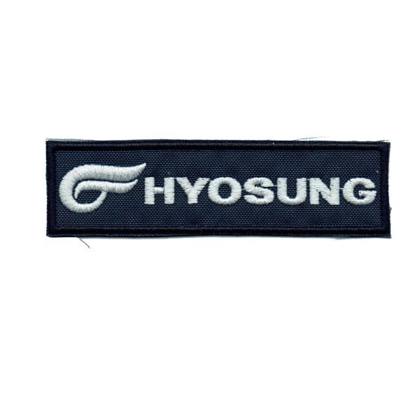 Parche bordado Hyosung 10 x 3 cm. [MA-025]