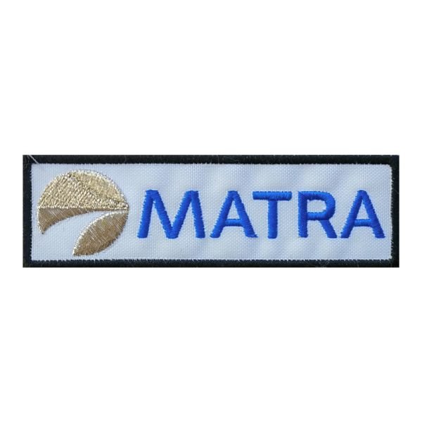 Parche bordado Matra 10 x 3 cm. [MA-190]