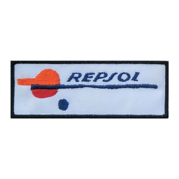 Parche bordado Repsol 8,5 x 3 cm. [MA-182]