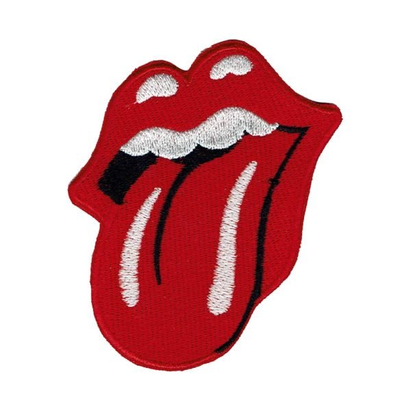 Parche bordado Rolling Stones 9 x 8 cm. (GP-009)