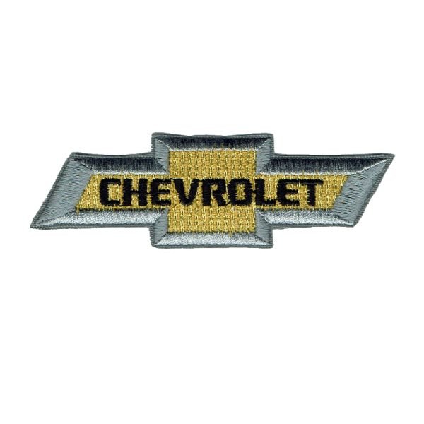 Parche bordado Chevrolet 8 x 3 cm. [MA-098]