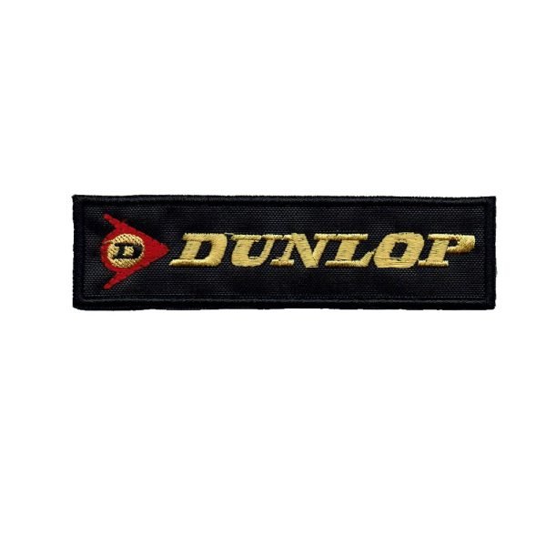 Parche bordado Dunlop  11 x 2,8 cm. [MA-056]