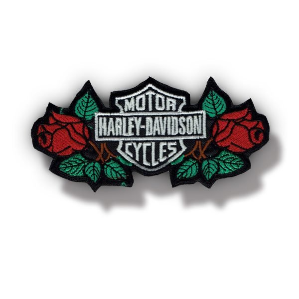 Parche bordado Harley-Davison Motor Cycles 12 x 6 cm. [MA-221]