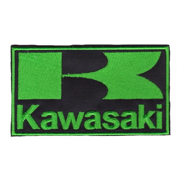 Parche bordado Kawasaki 9 x 5 cm. [MA-110]