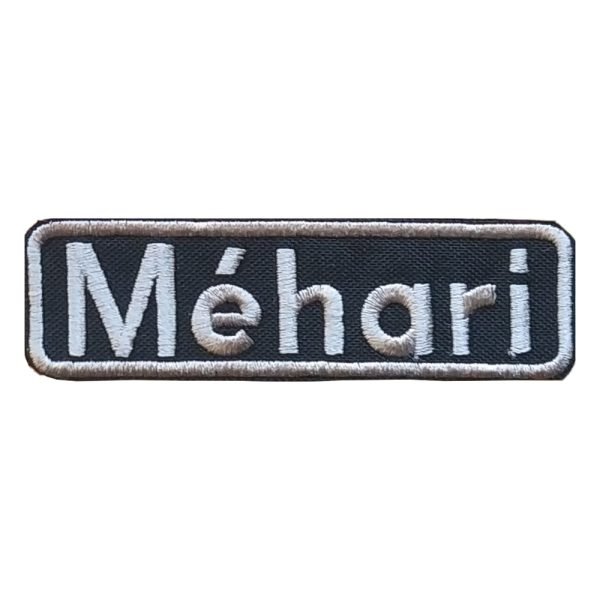 Parche bordado Méhari 8 x 2,5 cm. [MA-204]