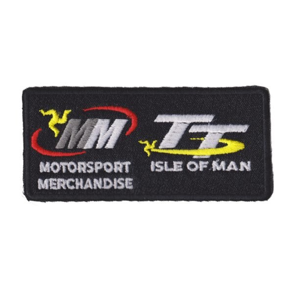 Parche bordado Motor Sport Merchandise TT Isle of Man 10 x 5 cm. [CU-070]