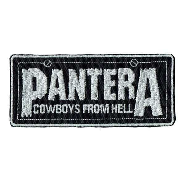 Parche bordado Pantera  10,5 x 4,5 cm. [GP-005]