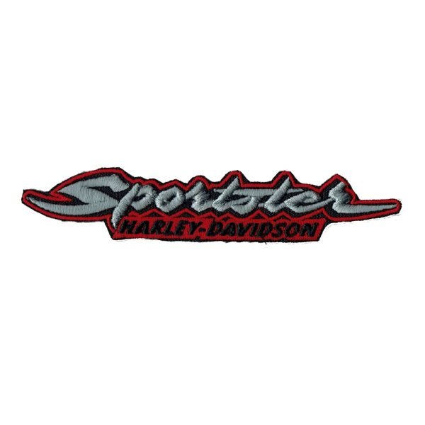 Parche bordado Harley-Davidson Sportster 14 x 3 cm. [MA-027]