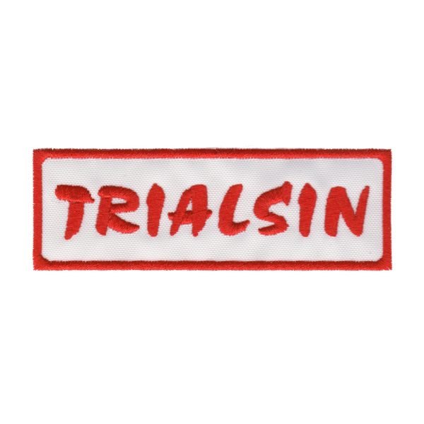 Parches bordados Trialsin  10 x 3,5 cm. [CU-071] [CU-072]