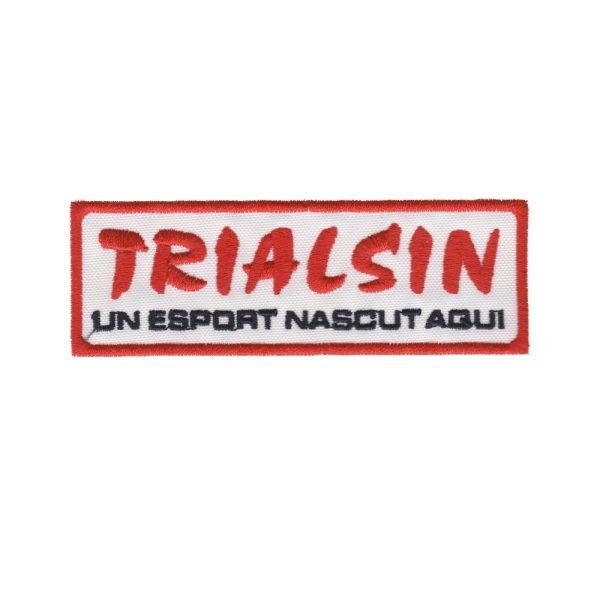 Parches bordados Trialsin  10 x 3,5 cm. [CU-071] [CU-072] - Imagen 2