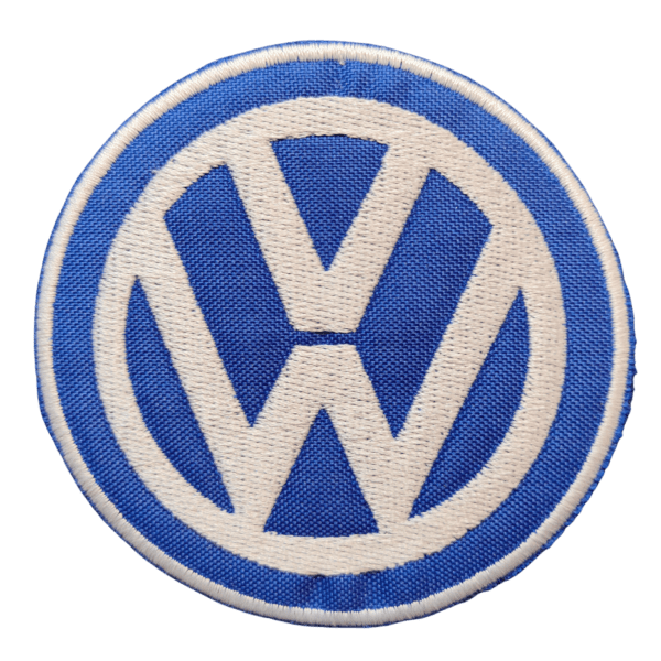 Parche bordado Volskwagen 8 x 8 cm. (MA-432)