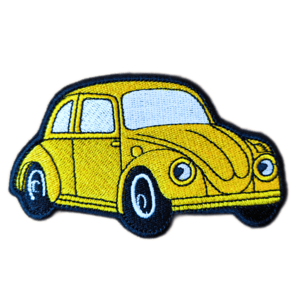 Parche bordado Volkswagen Beetle 10 x 6 cm. (MA-448)