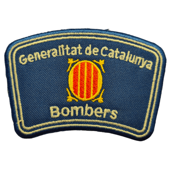 Parche bordado Bombers Generalitat de Catalunya 8 x 5,5 cm. (SER-022)