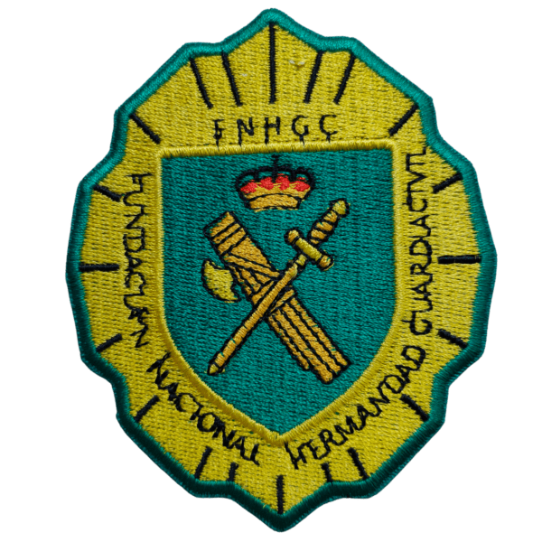 Parche bordado HERMANDAD GUARDIA CIVIL 9 x 7,5 cm. (MI-342)
