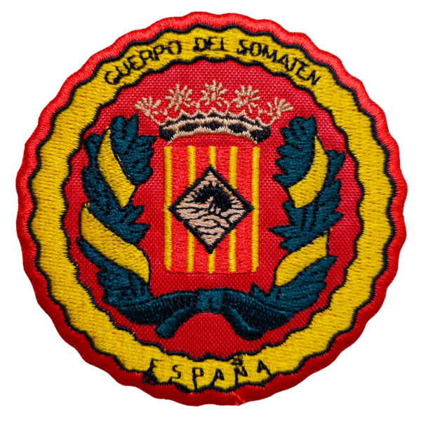 Parche bordado CUERPO SOMATEN 8 x 8 cm. (MI-347)