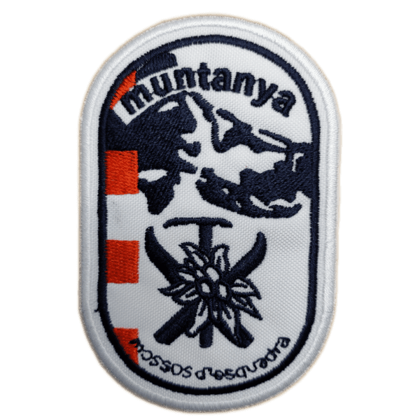 Parche bordado MOSSOS D'ESQUADRA MUNTANYA 9 x 6 cm. (SER-009)