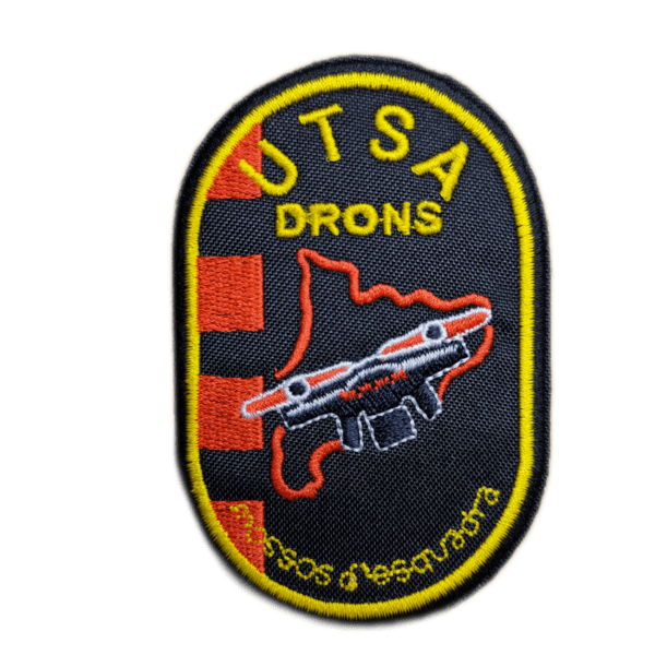 Parche bordado MOSSOS D'ESQUADRA UTSA DRONS 9 x 6 cm. (SER-010)