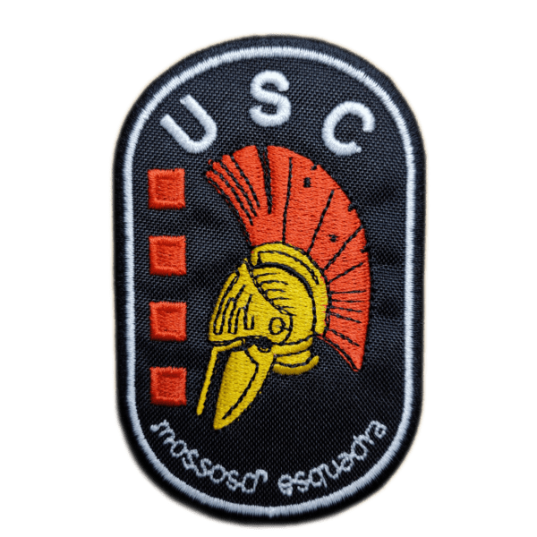 Parche bordado MOSSOS D'ESQUADRA USC 9 x 6 cm. (SER-012)
