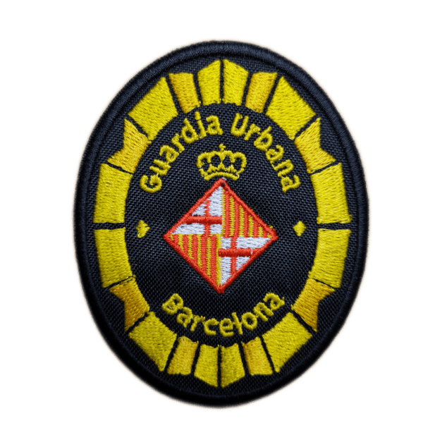 Parche bordado GUARDIA URBANA BARCELONA 8 x 6,5 cm. (SER-018)